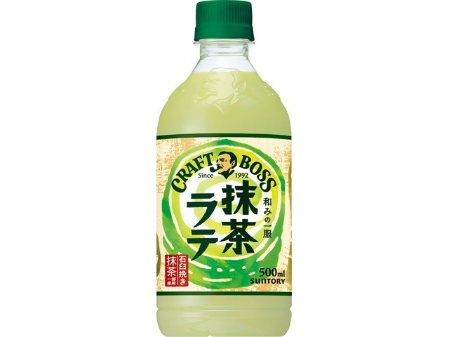 【ケース販売】クラフトボス 抹茶ラテ Ｐ５００ｍｌ  ×24 【全国送料無料】(一部地域別途)・まとめ買い・防災備蓄にも最適の画像