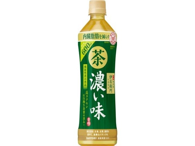 【ケース販売】サントリー 伊右衛門濃い味機能手売り Ｐ６００ｍｌ  ×24 【全国送料無料】(一部地域別途)・まとめ買い・防災備蓄にも最適の画像