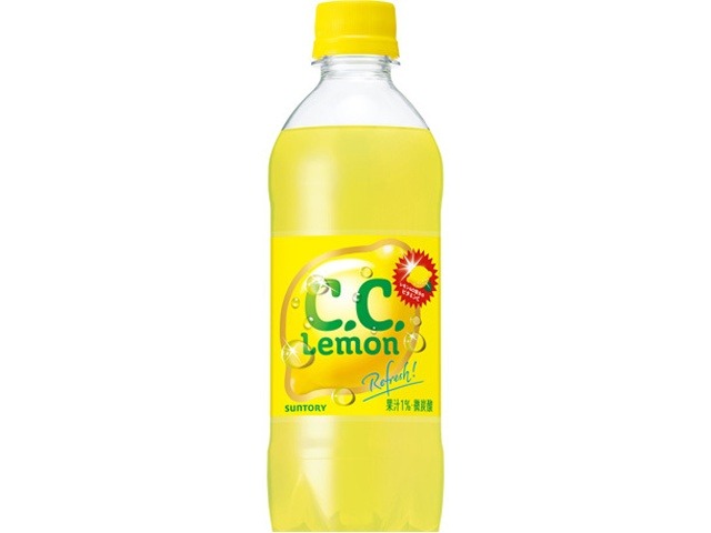 【ケース販売】Ｃ．Ｃ．レモン 自販機用Ｐ５００ｍｌ  ×24 【全国送料無料】(一部地域別途)・まとめ買い・防災備蓄にも最適の画像