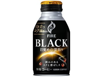 【ケース販売】ファイア ブラック目覚めの深煎りＢ缶２７５ｇ  ×24 【全国送料無料】(一部地域別途)・まとめ買い・防災備蓄にも最適の画像