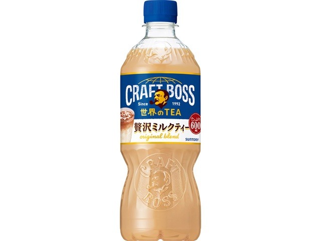 【ケース販売】クラフトボス ミルクティー Ｐ６００ｍｌ  ×24 【全国送料無料】(一部地域別途)・まとめ買い・防災備蓄にも最適の画像