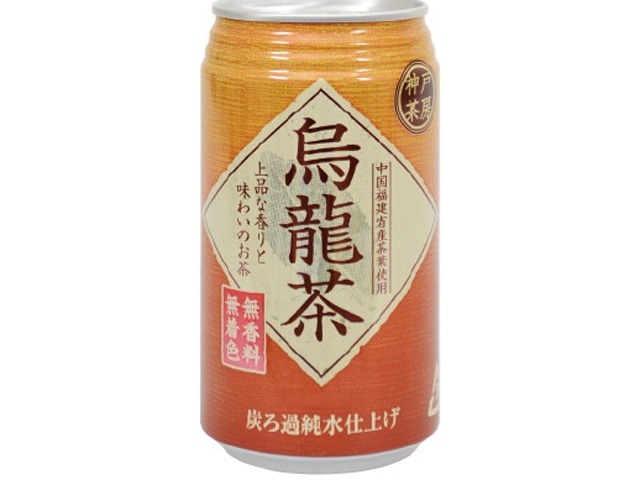 【ケース販売】富永 神戸茶房烏龍茶 ３４０ｇ ×24 【全国送料無料】(一部地域別途)・まとめ買い・防災備蓄にも最適の画像