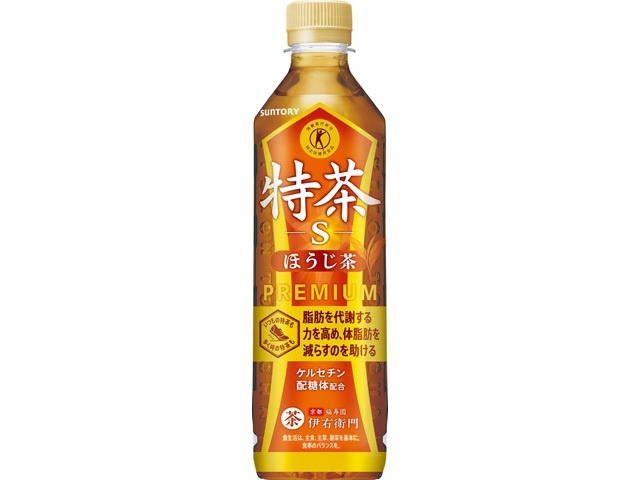 【ケース販売】サントリー 特茶ほうじ茶Ｐ５００ｍｌ（手売り用）   ×24 【全国送料無料】(一部地域別途)・まとめ買い・防災備蓄にも最適の画像