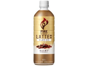 【ケース販売】ファイア ワンデイラテ微糖 Ｐ６００ｍｌ  ×24 【全国送料無料】(一部地域別途)・まとめ買い・防災備蓄にも最適の画像