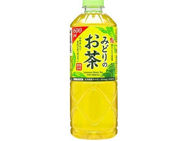 【ケース販売】サンガリア みどりのお茶Ｐ６００ｍｌ ×24 【全国送料無料】(一部地域別途)・まとめ買い・防災備蓄にも最適の画像