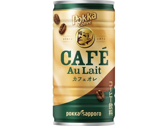 【ケース販売】ポッカサッポロフード コーヒーカフェオレ 缶１９０ｇ  ×30 【全国送料無料】(一部地域別途)・まとめ買い・防災備蓄にも最適の画像