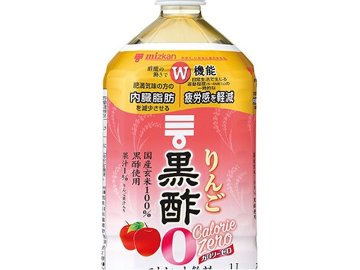 【ケース販売】ミツカン りんご黒酢 カロリーゼロ１Ｌ ×6 【全国送料無料】(一部地域別途)・まとめ買い・防災備蓄にも最適の画像