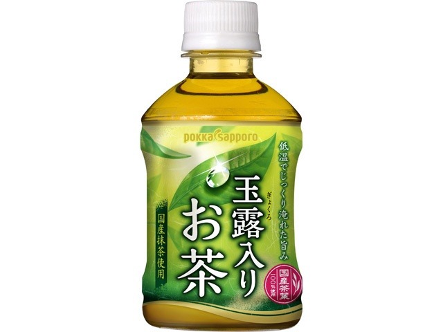 【ケース販売】ポッカサッポロフード 玉露入りお茶 Ｐ２７５ｍｌ  ×24 【全国送料無料】(一部地域別途)・まとめ買い・防災備蓄にも最適の画像