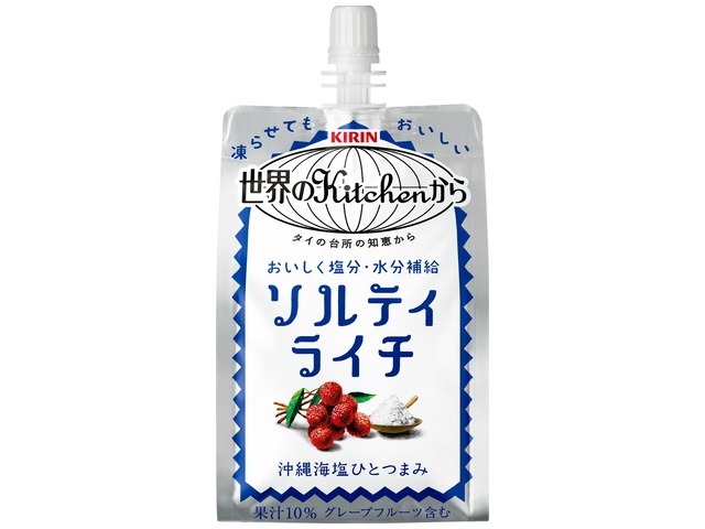 【ケース販売】キリン世界のキッチンからソルティライチ３００ｇ  ×30 【全国送料無料】(一部地域別途)・まとめ買い・防災備蓄にも最適の画像