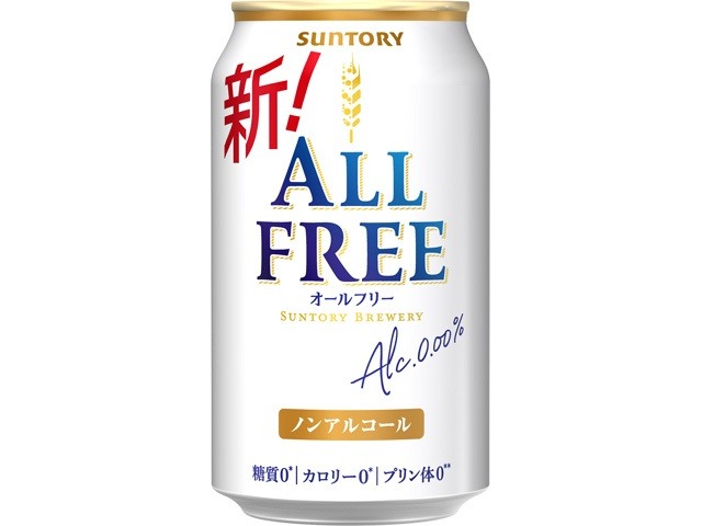 【ケース販売】サントリー オールフリー ３５０ｍｌ   ×6 【全国送料無料】(一部地域別途)・まとめ買い・防災備蓄にも最適の画像