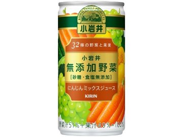 【ケース販売】小岩井 無添加野菜３２種の野菜と果実 缶１９０ｇ ×30 【全国送料無料】(一部地域別途)・まとめ買い・防災備蓄にも最適の画像