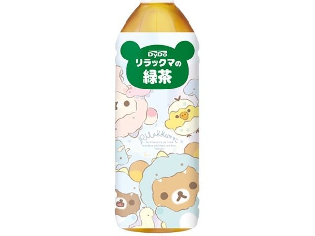 【ケース販売】ダイドー リラックマの緑茶 Ｐ５００ｍｌ  ×24 【全国送料無料】(一部地域別途)・まとめ買い・防災備蓄にも最適の画像