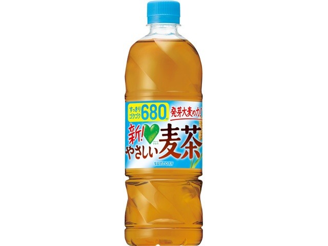 【ケース販売】ＧＲＥＥＮダカラ やさしい麦茶Ｐ６８０ｍｌ手売用  ×24 【全国送料無料】(一部地域別途)・まとめ買い・防災備蓄にも最適の画像