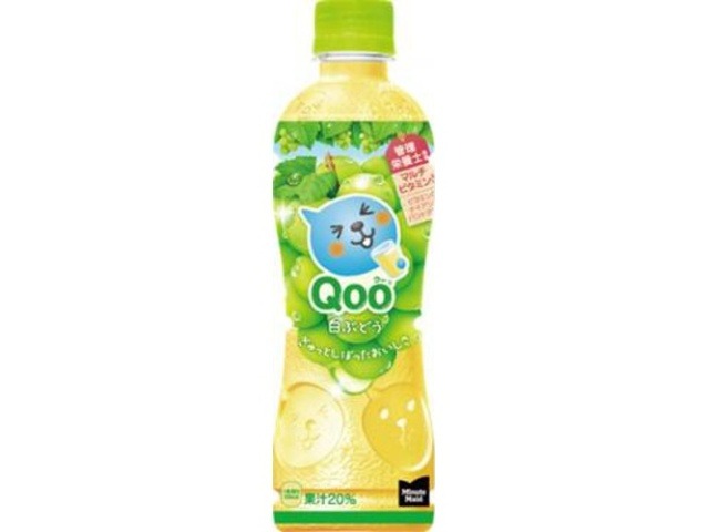 【ケース販売】ミニッツメイド Ｑｏｏ 白ぶどうＰ４２５ｍｌ  ×24 【全国送料無料】(一部地域別途)・まとめ買い・防災備蓄にも最適の画像