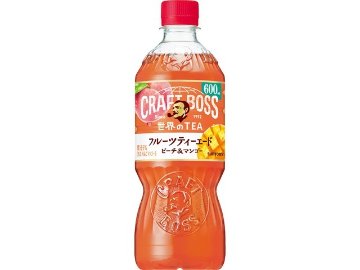 【ケース販売】クラフトボス フルーツティーエード手売用 Ｐ６００  ×24 【全国送料無料】(一部地域別途)・まとめ買い・防災備蓄にも最適の画像