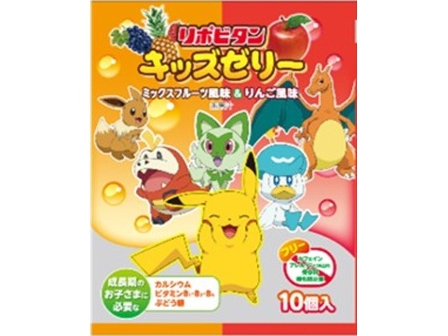 【ケース販売】大正 リポビタンキッズゼリー Ｍフルーツ＆りんご   ×8 【全国送料無料】(一部地域別途)・まとめ買い・防災備蓄にも最適の画像