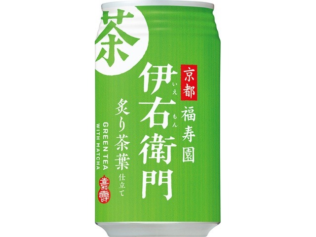 【ケース販売】サントリー 伊右衛門 ３４０ｇアルミ缶  ×24 【全国送料無料】(一部地域別途)・まとめ買い・防災備蓄にも最適の画像