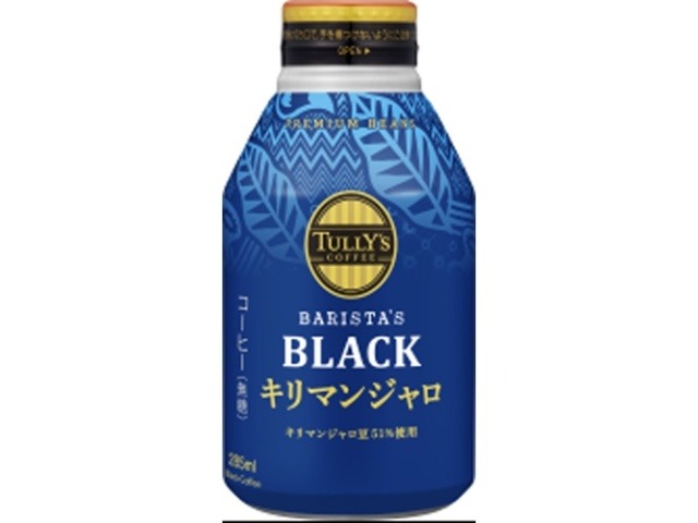 【ケース販売】タリーズ ブラックキリマンジャロＢ缶２８５ｍｌ  ×24 【全国送料無料】(一部地域別途)・まとめ買い・防災備蓄にも最適の画像