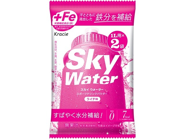 【ケース販売】クラシエフーズ販売 スカイウォーター ライチ１４ｇ  ×80 【全国送料無料】(一部地域別途)・まとめ買い・防災備蓄にも最適の画像