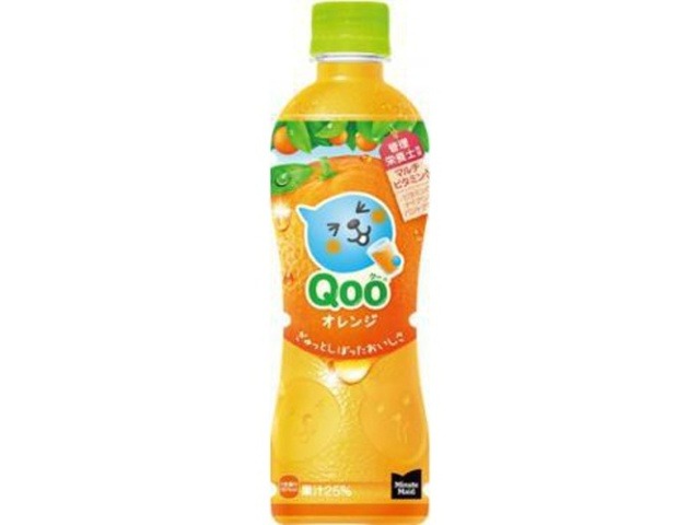 【ケース販売】ミニッツメイドＱｏｏ オレンジＰ４２５ｍｌ  ×24 【全国送料無料】(一部地域別途)・まとめ買い・防災備蓄にも最適の画像