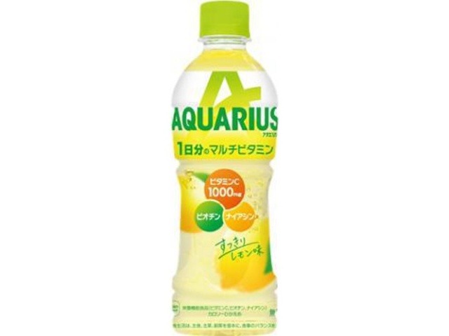 【ケース販売】アクエリアス １日分のマルチビタミンＰ５００ｍｌ  ×24 【全国送料無料】(一部地域別途)・まとめ買い・防災備蓄にも最適の画像