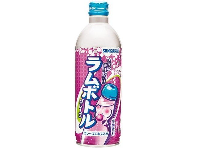 【ケース販売】サンガリア グレープラムボトルＢ缶５００ｇ ×24 【全国送料無料】(一部地域別途)・まとめ買い・防災備蓄にも最適の画像