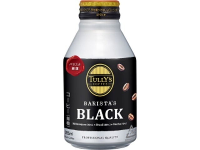 【ケース販売】タリーズ バリスタズブラック Ｂ缶２８５ｍｌ ×24 【全国送料無料】(一部地域別途)・まとめ買い・防災備蓄にも最適の画像
