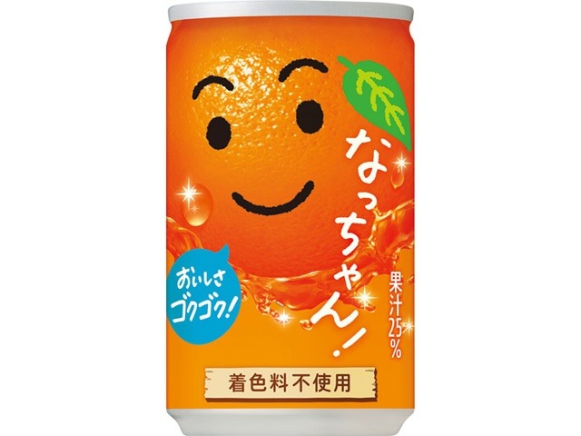【ケース販売】なっちゃんオレンジ 缶１６０ｇ  ×30 【全国送料無料】(一部地域別途)・まとめ買い・防災備蓄にも最適の画像