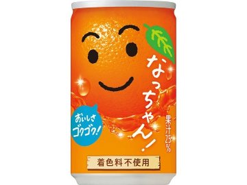 【ケース販売】なっちゃんオレンジ 缶１６０ｇ  ×30 【全国送料無料】(一部地域別途)・まとめ買い・防災備蓄にも最適の画像