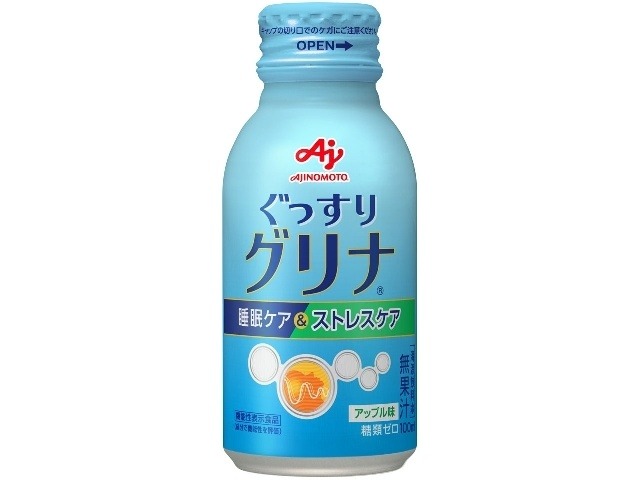 【ケース販売】味の素 グリナ睡眠ストレスケア１００ｍｌ缶  ×30 【全国送料無料】(一部地域別途)・まとめ買い・防災備蓄にも最適の画像