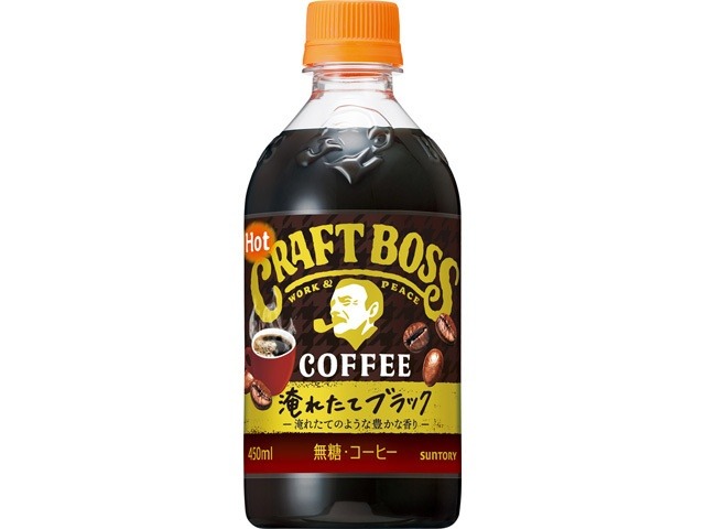 【ケース販売】クラフトボス ブラックホットＰ４５０ｍｌ ×24 【全国送料無料】(一部地域別途)・まとめ買い・防災備蓄にも最適の画像
