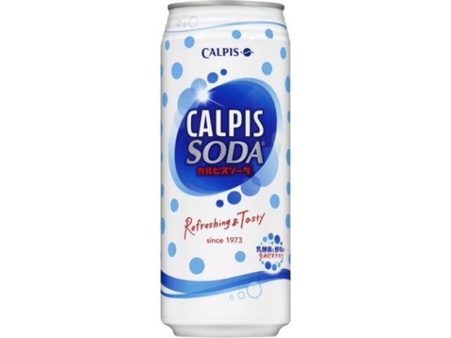【ケース販売】カルピスソーダ 缶５００ｍｌ   ×24 【全国送料無料】(一部地域別途)・まとめ買い・防災備蓄にも最適の画像