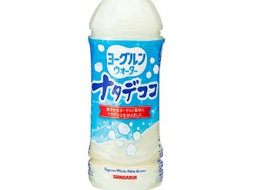 【ケース販売】サンガリア ヨーグルンウォーターナタデココＰ５００ ×24 【全国送料無料】(一部地域別途)・まとめ買い・防災備蓄にも最適の画像