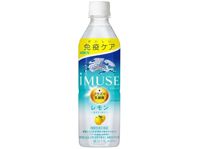 【ケース販売】キリン イミューズ レモンＰ５００ｍｌ  ×24 【全国送料無料】(一部地域別途)・まとめ買い・防災備蓄にも最適の画像
