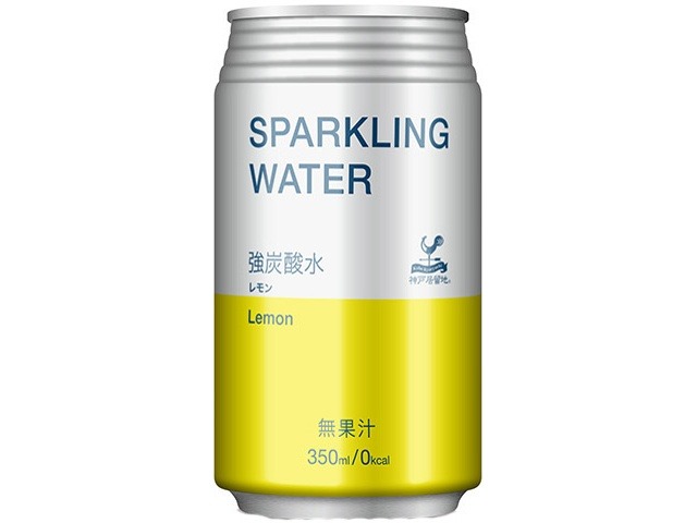 【ケース販売】神戸居留地 炭酸水レモン ３５０ｍｌ ×24 【全国送料無料】(一部地域別途)・まとめ買い・防災備蓄にも最適の画像