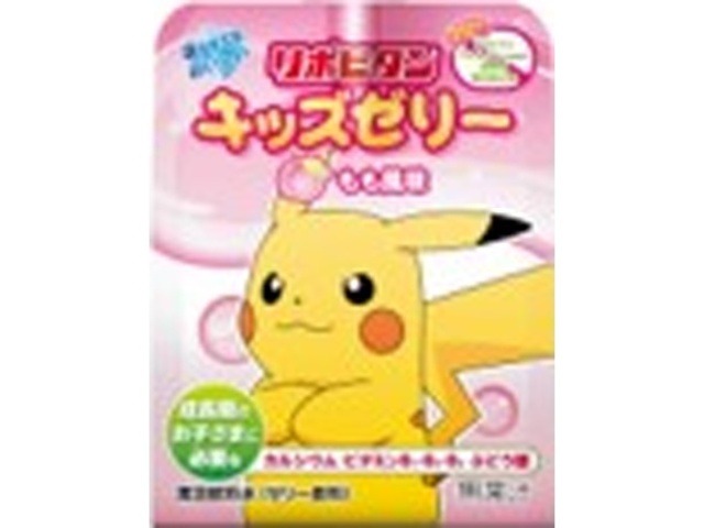 【ケース販売】大正 リポビタンキッズゼリー もも風味１２５ｇ   ×6 【全国送料無料】(一部地域別途)・まとめ買い・防災備蓄にも最適の画像