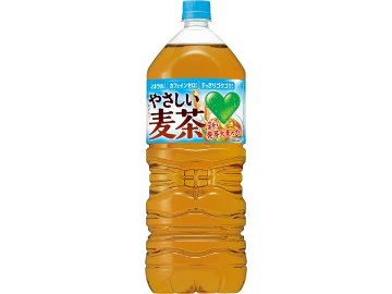 【ケース販売】ＧＲＥＥＮダカラ やさしい麦茶２Ｌ  ×6 【全国送料無料】(一部地域別途)・まとめ買い・防災備蓄にも最適の画像