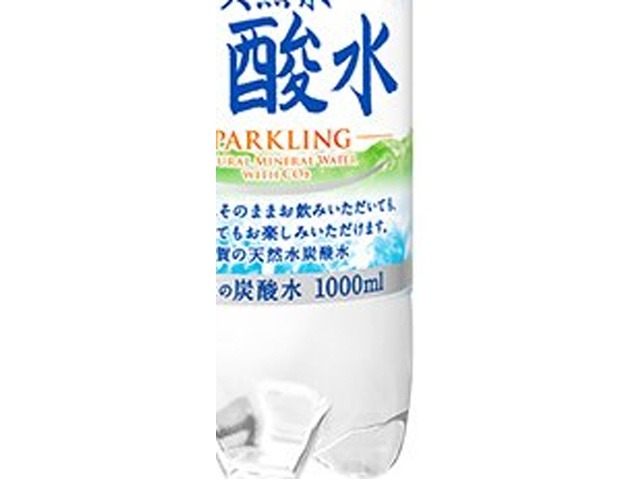 【ケース販売】サンガリア 天然水炭酸水 １Ｌ ×12 【全国送料無料】(一部地域別途)・まとめ買い・防災備蓄にも最適の画像