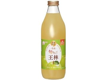 【ケース販売】サンパック 旬りんご 王林瓶１０００ｍｌ  ×6 【全国送料無料】(一部地域別途)・まとめ買い・防災備蓄にも最適の画像