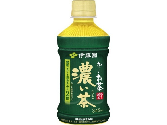 【ケース販売】伊藤園 お?いお茶 濃い茶レンジ対応Ｐ３４５ｍｌ  ×24 【全国送料無料】(一部地域別途)・まとめ買い・防災備蓄にも最適の画像