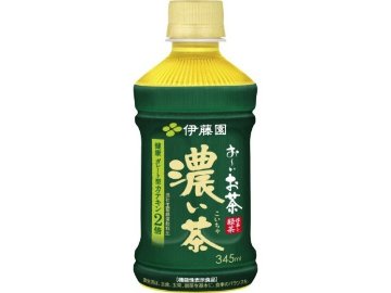 【ケース販売】伊藤園 お?いお茶 濃い茶レンジ対応Ｐ３４５ｍｌ  ×24 【全国送料無料】(一部地域別途)・まとめ買い・防災備蓄にも最適の画像