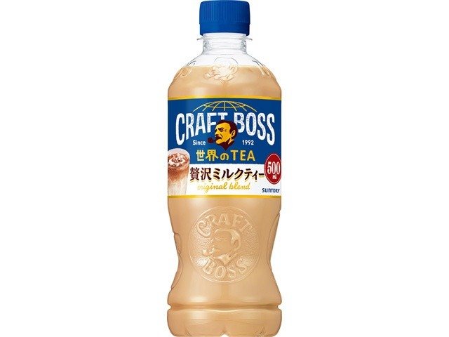 【ケース販売】クラフトボス 贅沢ミルクティー自販機 Ｐ５００ｍｌ  ×24 【全国送料無料】(一部地域別途)・まとめ買い・防災備蓄にも最適の画像