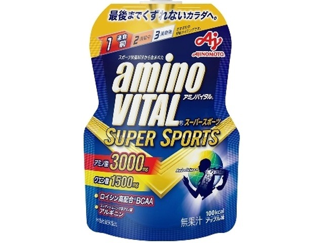 【ケース販売】味の素 アミノＶゼリー スーパースポーツ１００ｇ ×24 【全国送料無料】(一部地域別途)・まとめ買い・防災備蓄にも最適の画像