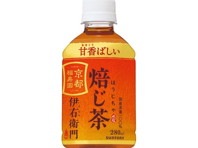 【ケース販売】サントリー 伊右衛門焙じ茶Ｐ２８０ｍｌ  ×24 【全国送料無料】(一部地域別途)・まとめ買い・防災備蓄にも最適の画像