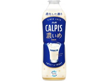 【ケース販売】カルピス 濃いめ Ｐ４９０ｍｌ  ×24 【全国送料無料】(一部地域別途)・まとめ買い・防災備蓄にも最適の画像
