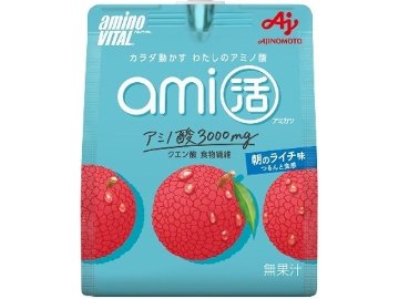 【ケース販売】味の素 アミノバイタルａｍｉ活朝のライチ味 ×24 【全国送料無料】(一部地域別途)・まとめ買い・防災備蓄にも最適の画像