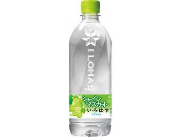 【ケース販売】い・ろ・は・す シャインマスカットＰ５４０ｍｌ  ×24 【全国送料無料】(一部地域別途)・まとめ買い・防災備蓄にも最適の画像