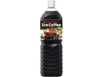 【ケース販売】ポッカサッポロフード アイスコーヒーブラック無糖 １．５Ｌ ×8 【全国送料無料】(一部地域別途)・まとめ買い・防災備蓄にも最適の画像