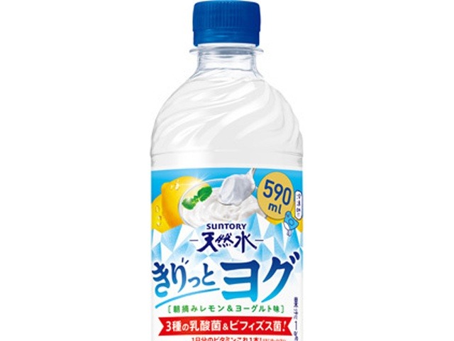 【ケース販売】サントリー 天然水 きりっとヨグＰ５９０ｍｌ  ×24 【全国送料無料】(一部地域別途)・まとめ買い・防災備蓄にも最適の画像