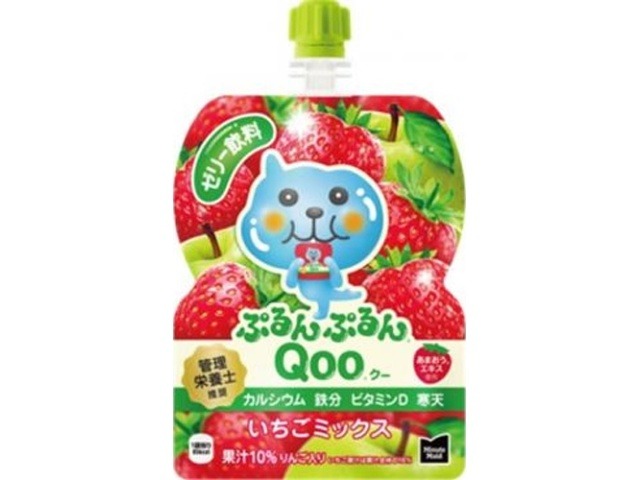 【ケース販売】Ｍ・Ｍぷるんぷるんクーいちごミックス１２５ｇ  ×6 【全国送料無料】(一部地域別途)・まとめ買い・防災備蓄にも最適の画像